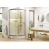 Deante Begonia Thermostat Badewannenarmatur für Runde Wannen und Duschen, Wasserhahn mit Einhandbedienung