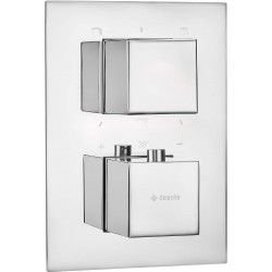 Duschkabinen-Deante BOX Duscharmatur Unterputz Einhandmischer Dusche Thermostat, chrom Design