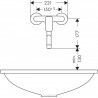 Hansgrohe Einhebel-Küchenmischer für wandmontierte Ausgussbecken Logis M31 SPTM WM Lowspout 1j Chrom 71836000