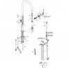 Hansgrohe Einhebel-Küchenmischer Spültischmischer mit Ausziehbrause Talis M54 SPTM 210 AZA 1j sBox Chrom 72803000