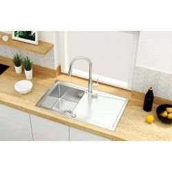 Deante Licorice Küchenarmatur Wasserhahn ausziehbar mit Brause Spültisch Chrom Deante Großer Hersteller - 2