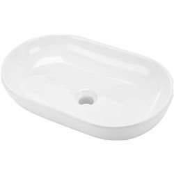 Handwaschbecken-Deante Peonia Badezimmer Waschbecken Keramikwaschbecken - Aufsatz