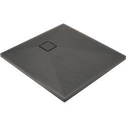 Duschwannen-Deante Correo Badezimmer quadratische Granit-Duschtasse, 90x90 cm - KQR_T41B