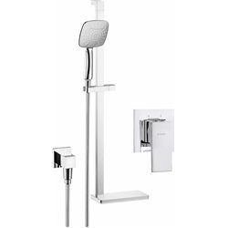 Duschsysteme-Deante Anemon Bis Unterputz-Duschsets Armaturen für Badezimmer, inklusive Stande - NAC_09EP