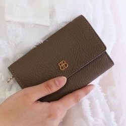 Handtaschen-Balantion Helena Geldbörse aus hochwertigem Echtleder in warmem Braun