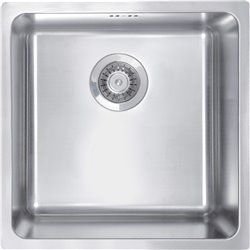 Küchenspülen & Spülbecken-Deante Egeria Stahlspüle mit 1-Becken Ausgussbecken, aufgehängt