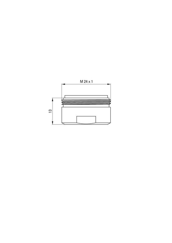 Detail-Deante Aerator Durchfluss-Reduzierer mit 45 L/min - ABAZ4PS4, Armaturzubehör für Badezimmer und Küchen
